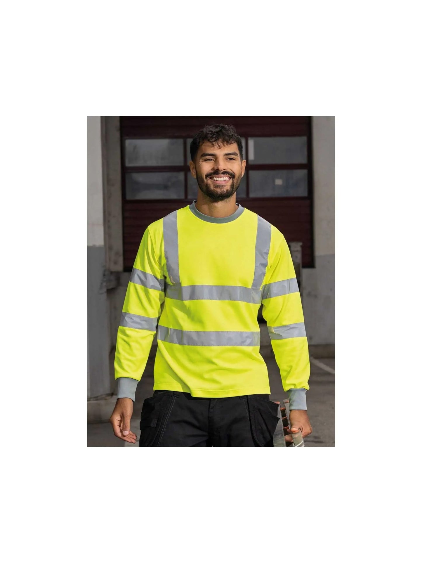 T-Shirt Manica Lunga Alta Visibilità