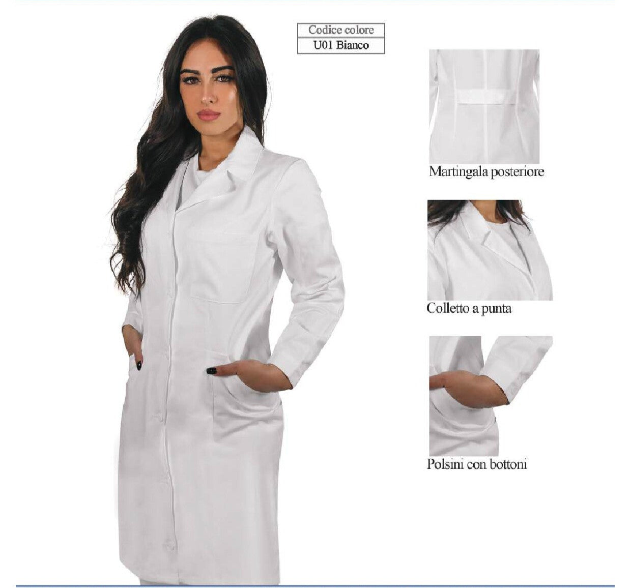 Camice Bianco Donna