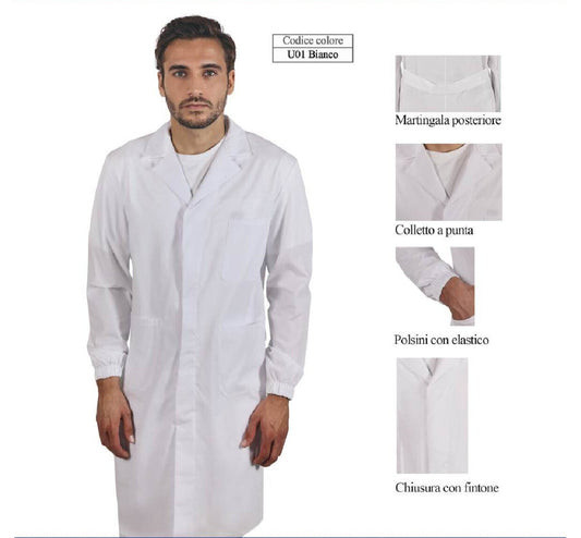 Camice Bianco Uomo
