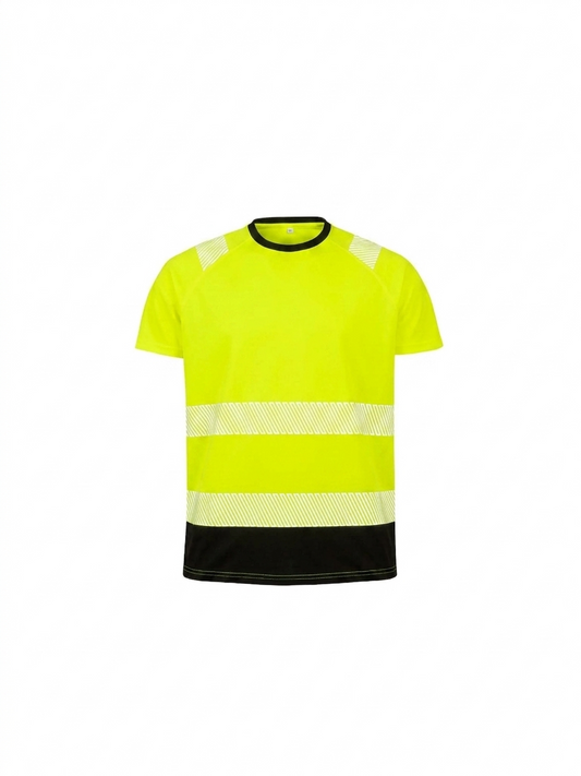 T-Shirt Maniche Corte Alta visibilità