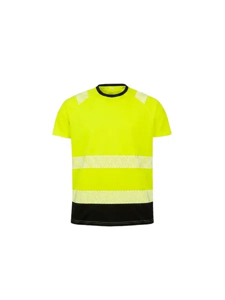 T-Shirt Maniche Corte Alta visibilità