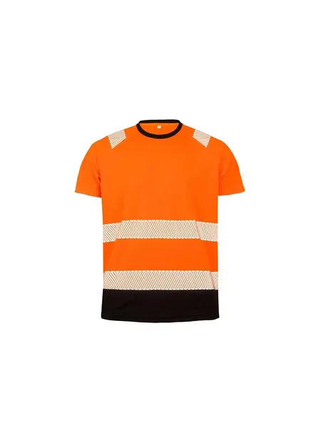 T-Shirt Maniche Corte Alta visibilità