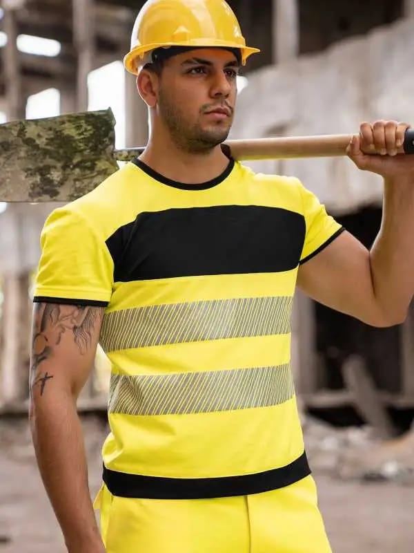 T-Shirt Manica Corta Alta visibilità