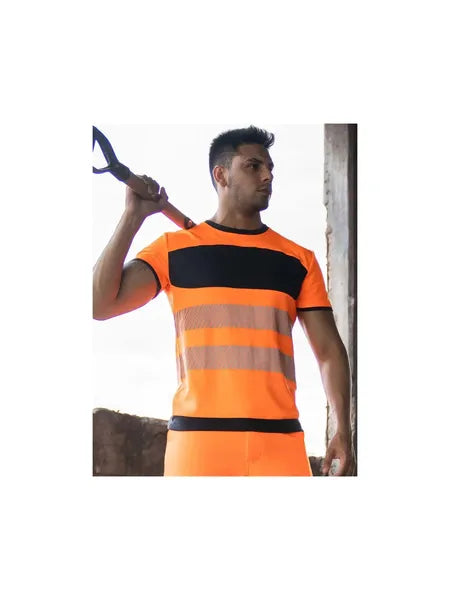 T-Shirt Manica Corta Alta visibilità