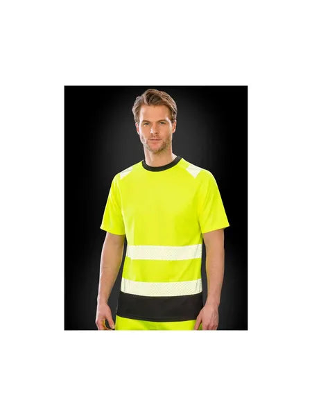 T-Shirt Maniche Corte Alta visibilità