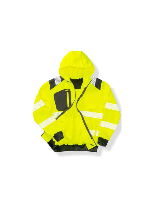 Felpa con Cappuccio Alta Visibilità