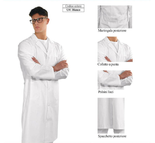 Camice Bianco Uomo