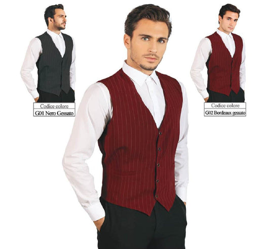 Gilet gessato