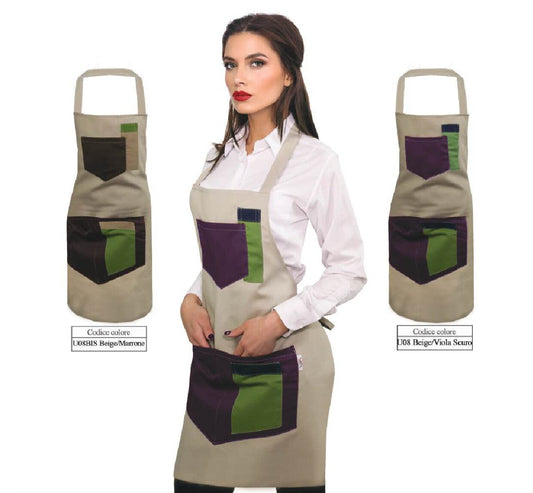 Grembiule Tricolore Donna